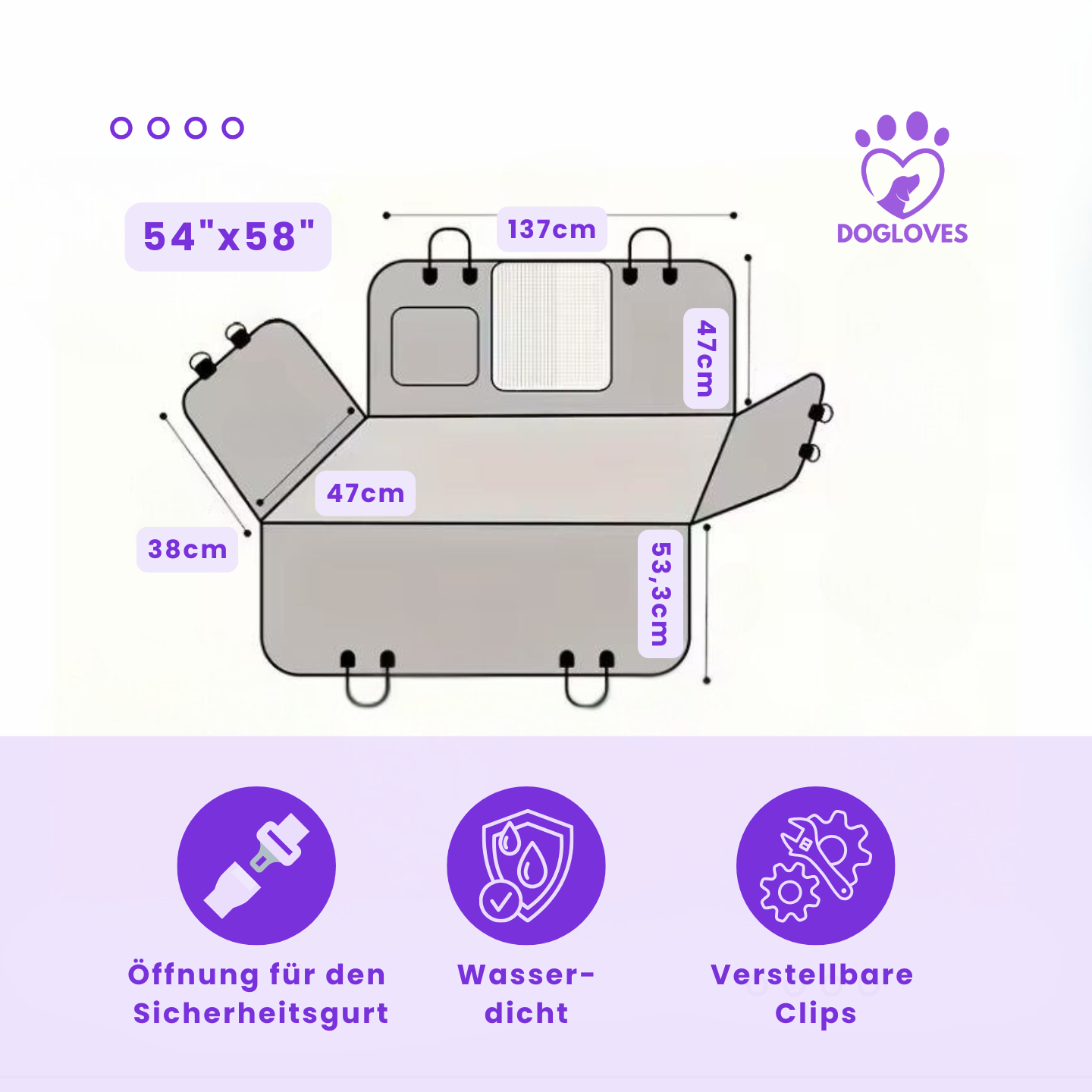 Die ultimative Autoschutzmatte für deinen Hund