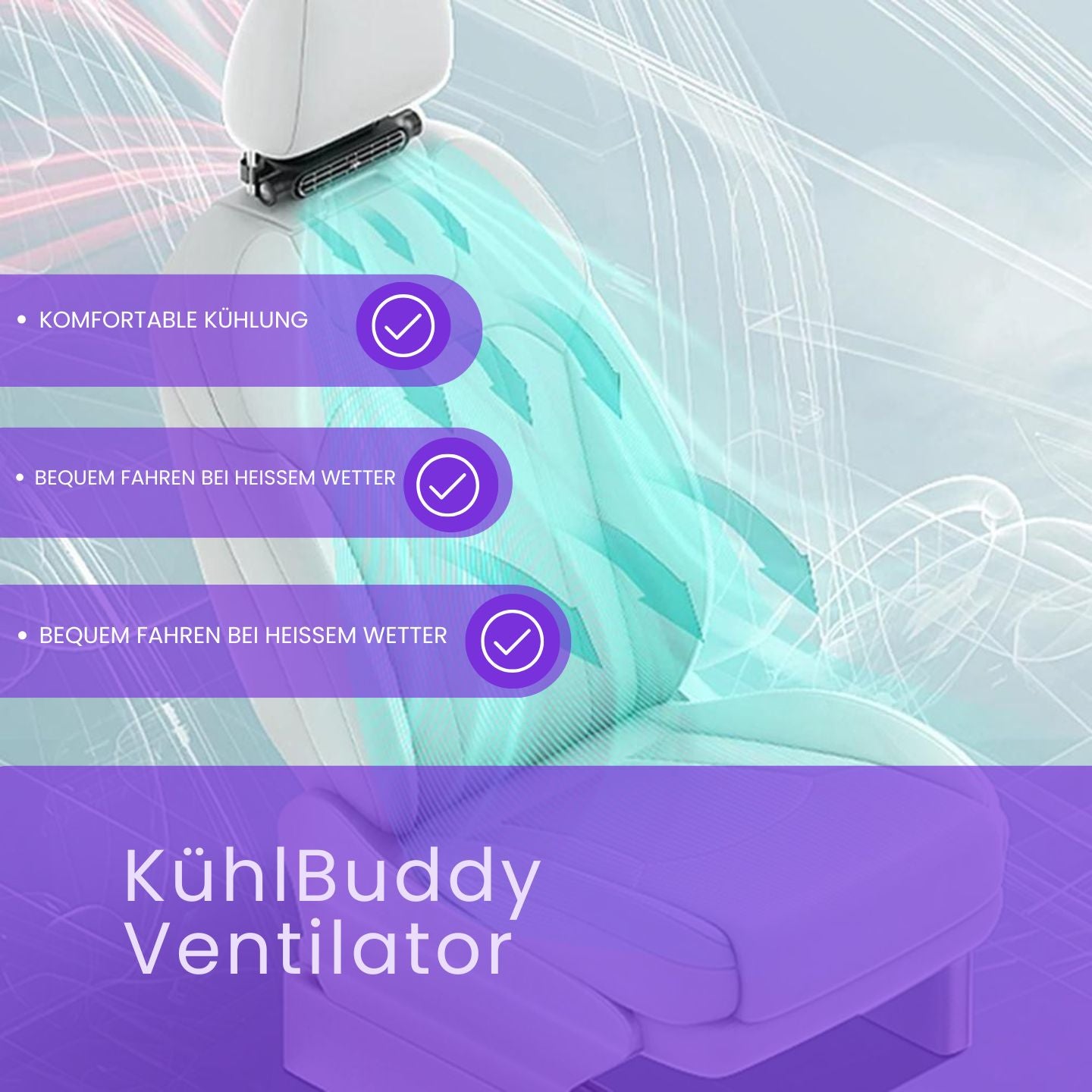 KühlBuddy - der mobile Ventilator für deinen Hund