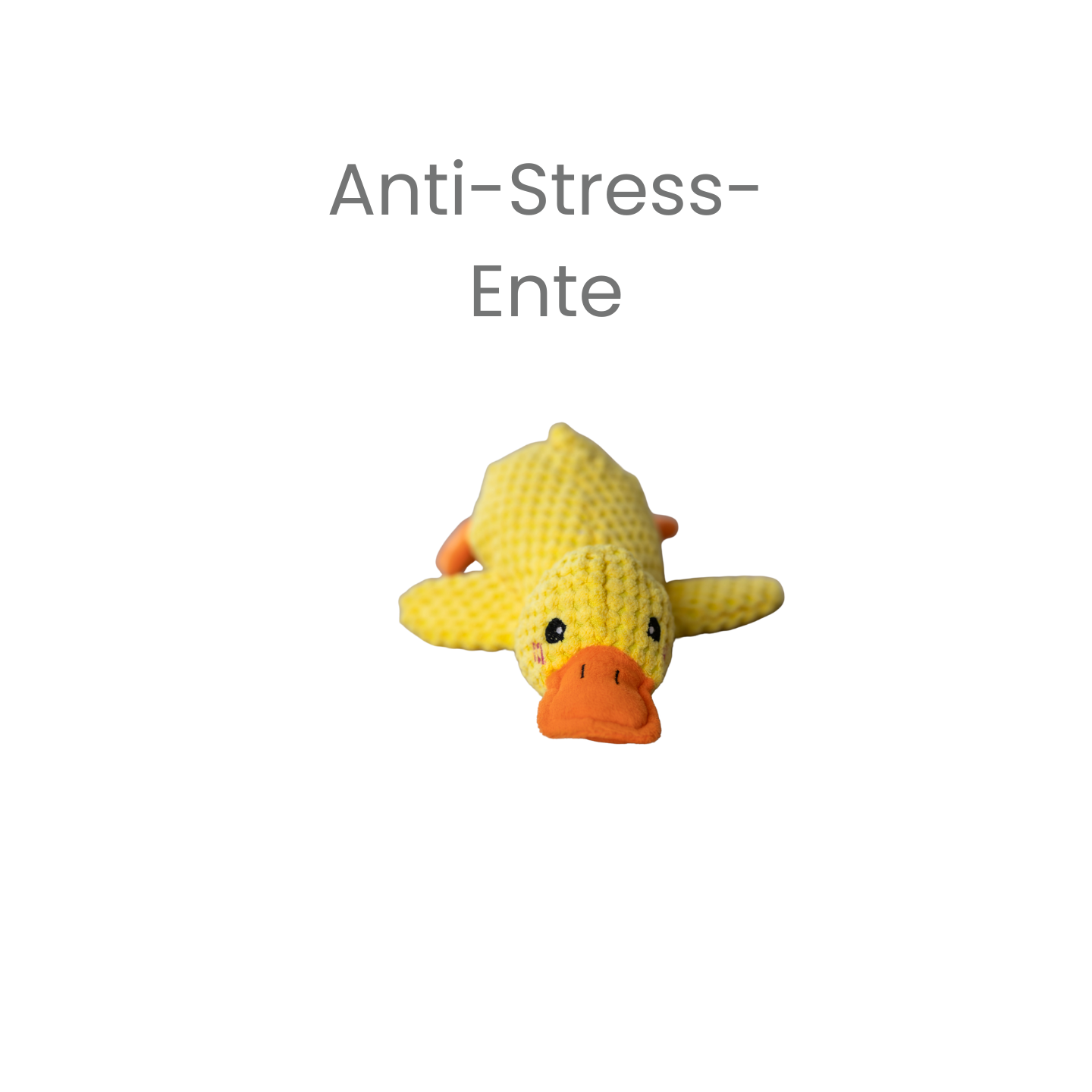 Anti-Stress-Ente - Spielspaß & Entspannung für deinen Hund