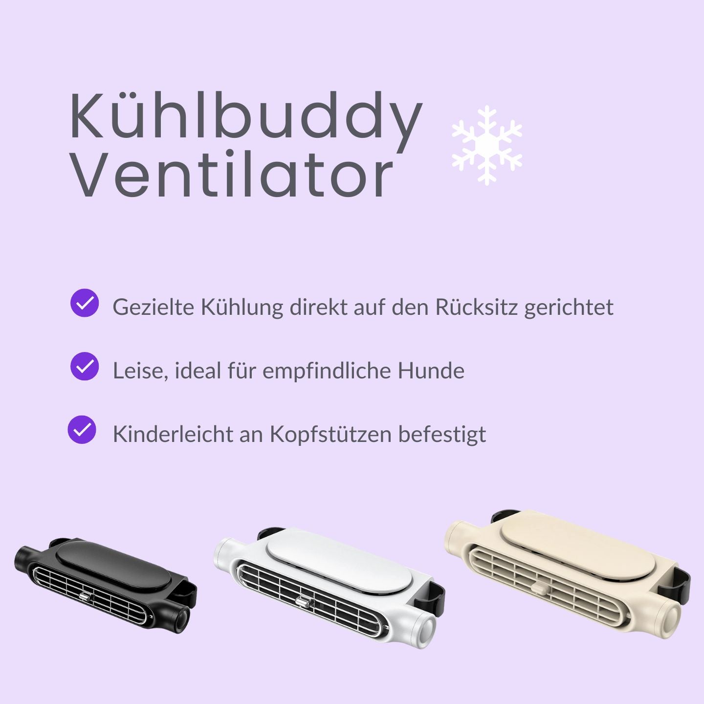 KühlBuddy - der mobile Ventilator für deinen Hund