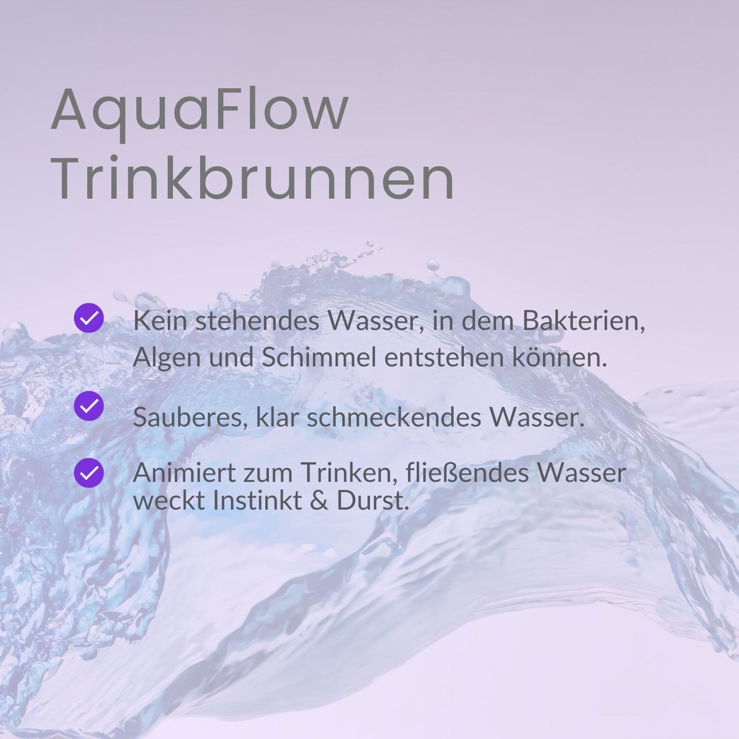 AquaFlow Trinkbrunnen