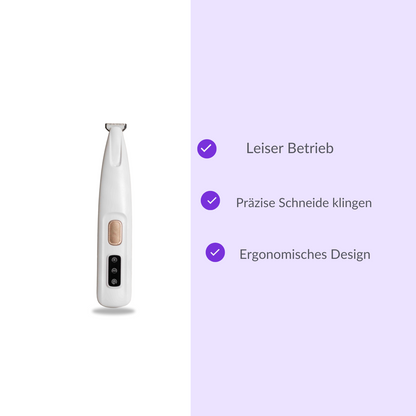 Professioneller Hundepfoten-Trimmer mit LED-Licht!